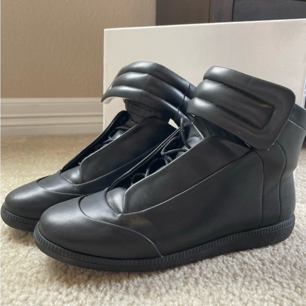 Maison Martin Margiela Black High-Top Sneakers